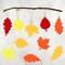 240 Pcs Fall Leaf Paper Cutouts Bulk Maple Leaves Cutouts(4 Colors)12.6"L x 9.84"W